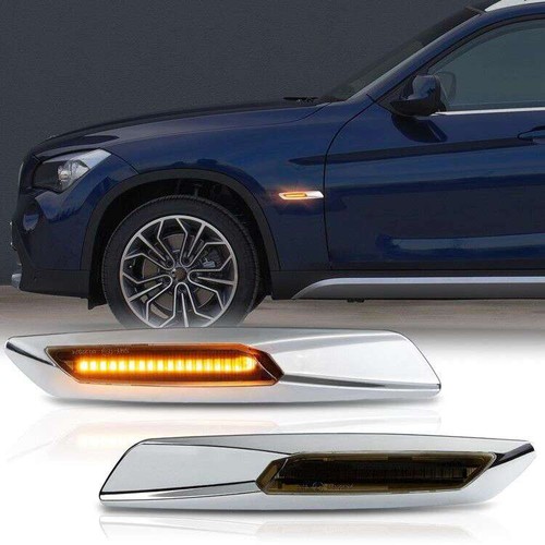 Led seiten blinker - smoke, chrom
