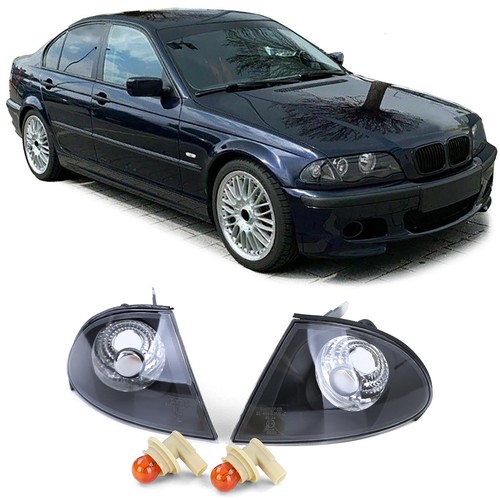 Klarglas blinker schwarz smoke - schwarz,